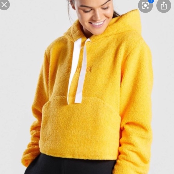 gymshark fuzzy jacket